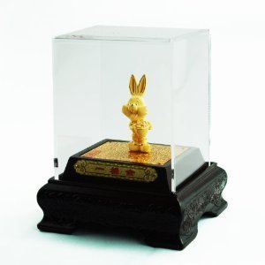 戴迪斯丹绒沙金工艺礼品摆件-一桶金-珠宝首饰的精致魅力